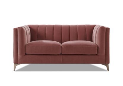 Picture of Melissa Modern Velvet Loveseat (Open Box)