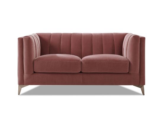 Picture of Melissa Modern Velvet Loveseat (Open Box)
