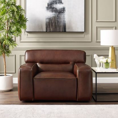 Picture of Dani Modern Top Grain Leather Chair (Open Box)