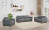 Picture of Oslo Modern Top Grain Leather Sofa Loveseat Chair Set
