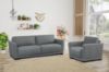 Picture of Oslo Modern Top Grain Leather Sofa Loveseat Chair Set