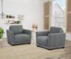 Picture of Oslo Modern Top Grain Leather Sofa Loveseat Chair Set