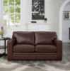 Picture of Chatsworth Modern Top Grain Leather Loveseat (Open Box)