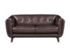 Picture of Seymour Modern Top Grain Leather Loveseat (Open Box)