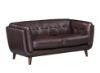 Picture of Seymour Modern Top Grain Leather Loveseat (Open Box)