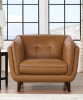 Picture of Seymour Modern Top Grain Leather Chair (Open Box)