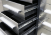 Picture of Steelman 10' Stainless Steel Garage Cabinet Workbench (30 Drawers & 2 Cabinets)