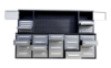 Picture of Steelman 10' Stainless Steel Garage Cabinet Workbench (30 Drawers & 2 Cabinets)