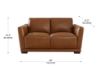 Picture of Oslo Modern Top Grain Leather Loveseat