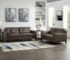 Picture of Monterey Modern Top Grain Leather 3-piece Living Room Set