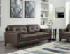 Picture of Monterey Modern Top Grain Leather 3-piece Living Room Set