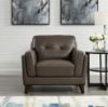 Picture of Monterey Modern Top Grain Leather 3-piece Living Room Set