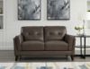 Picture of Monterey Modern Top Grain Leather 3-piece Living Room Set