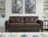 Picture of Monterey Modern Top Grain Leather 3-piece Living Room Set