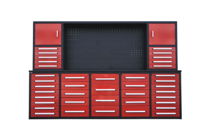 Picture of Steelman 10' Garage Cabinet Workbench (40 Drawers & 2 Cabinets)