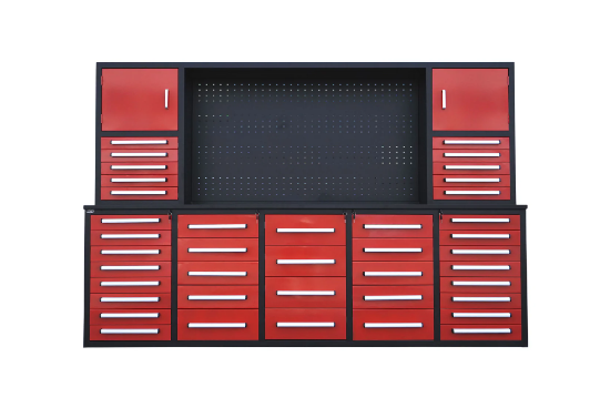 Picture of Steelman 10' Garage Cabinet Workbench (40 Drawers & 2 Cabinets)