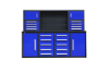 Picture of Steelman 7' Garage Cabinet Workbench (18 Drawers & 4 Cabinets)