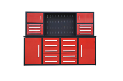 Picture of Steelman 7' Garage Cabinet Workbench (18 Drawers & 4 Cabinets)