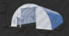 Picture of Gold Mountain Single Truss Round Storage Shelter W30'xL65'xH15'