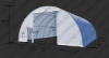 Picture of Gold Mountain Single Truss Round Storage Shelter W30'xL40'xH15'