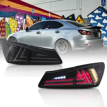 Picture of VLAND LED Tail Lights with Amber Turn Signal for Lexus