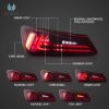 Picture of VLAND LED Tail Lights with Amber Turn Signal for Lexus