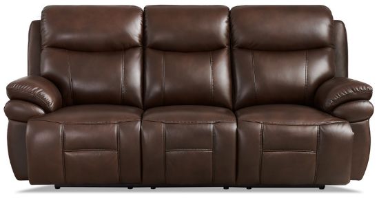 Picture of Summerlands Top Grain Power  Reclining Sofa
