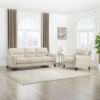 Picture of Tampa Modern Top Grain Leather Sofa Loveseat Chair Set