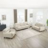 Picture of Tampa Modern Top Grain Leather Sofa Loveseat Chair Set