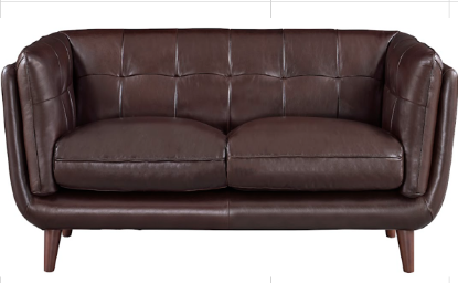 Picture of Seymour Top Grain Leather Loveseat