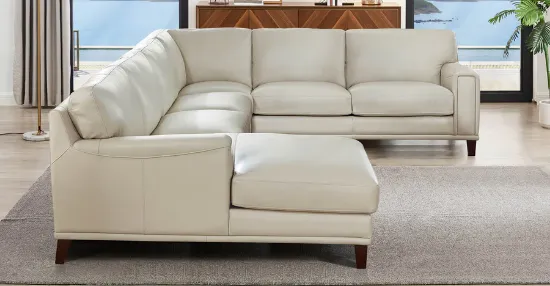 Picture of Hayward Top Grain Leather Sectional Collection