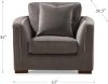 Picture of Porter Velvet Grey Chair